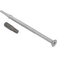 Forgefix Techfast Roofing Screw Timber - Steel Heavy Section 5.5 X 109Mm Pac in Silver
