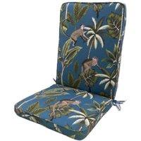 GLENDALE GARDEN & LEISURE LTD Tropical Blue Low Recliner Cushion