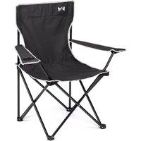 Trail Outdoor Leisure Trail Folding Camping Chair Lightweight Cup Holder Fishing Outdoor in Black