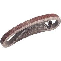 IRWIN Powerfile Sanding Belt Set, 10 Piece in Red