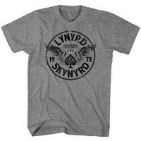 Lynyrd Skynyrd Freebird 73 Wings T-Shirt in Grey | Size: Medium