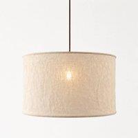 CGC Lighting Sicilia Oatmeal Linen Large 50cm Round Drum Diffuser Lampshade in Beige