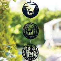 Marco Paul Hanging Garden Tree Decoration - Stag in Black