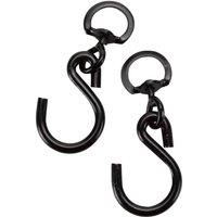 Marco Paul 2pc Garden Swivel Hooks in Black | Size: 2 Pack