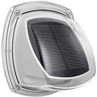 KDMD 2 Pack Solar Powered Wall Light Outdoor Garden Porch Stair in Light Grey