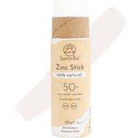 Suntribe Natural Mineral Zinc Sun Stick SPF 50 Original White 30g in Black | Size: 40g
