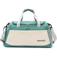 Obasyhig Large-Capacity Wet-Dry Separation Handheld Gym Bag in Green
