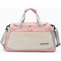 Obasyhig Large-Capacity Wet-Dry Separation Handheld Gym Bag in Pink