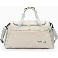Obasyhig Large-Capacity Wet-Dry Separation Handheld Gym Bag in Beige