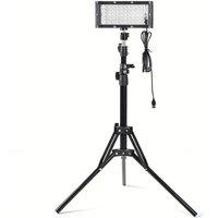 SPETLEK Portable Adjustable LED Work Light in Black