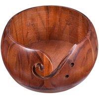 Kelvenix Knitting Crochet Holder Yarn Wool Storage Organizer Tool in Brown