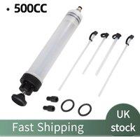 SPETLEK 500cc Car Oil Fluid Extractor Fluid Syringe in Clear | Size: 10000mm x 520mm