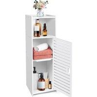 EONLION Type2-Tall Bathroom Storage Cabinet Free Standing in White