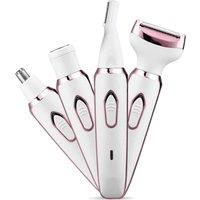 NESTLUNE 4 In 1 Cordless Lady Electric Shaver Painless Hair Remover in Pink | Size: 100g