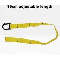 NESTLUNE 6Pcs Adjustable TRX Style Suspension Fitness Resistance Straps in Black | Size: 0-12 m