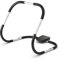 Costway Abdominal Fitness Machine Crunch Roller & Sit Up Training Assistant Ab Trainer in White | Size: 0-1 m