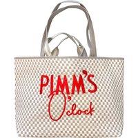 Lilly Loves Women's Pimms O'Clock Grey Chequered Bag