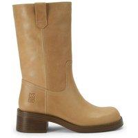 KG Kurt Geiger Women's 'Stint' Leather Boots in Tan | Size: 4
