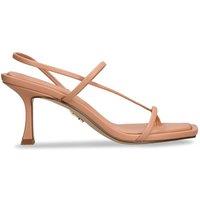 STEVE MADDEN Women's 'Locke' Satin Heels in Tan | Size: 5