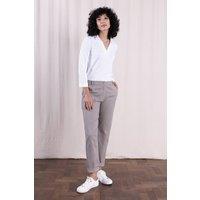Nomads Clothing Women's Women Cotton Drill Slim Leg Trousers in Stone | Size: 16