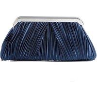 Jones Bootmaker Women's Wylma Pop Fasten Clutch Bag in Navy