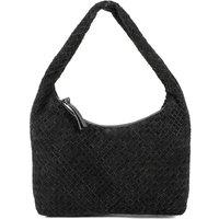 Jones Bootmaker Women's Waverely Leather Shoulder Bag in Black