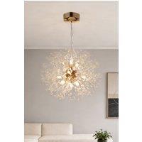 Living and Home Sputnik Hanging Pendant Light in Gold