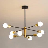 Pheashine Black Gold Bronze 73cm 8-Head Magic Bean Pendant Lamp E27