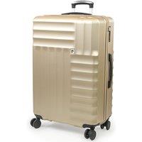 Pierre Cardin Soleil 30 Wheeled Hard Sided Family Suitcase Luggage Locks Champagne in Metallic Gold | Size: Large