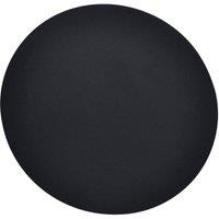 Happy Homewares Modern Circular Halo LED Wall Lighting Fitting in Matte Sand Black