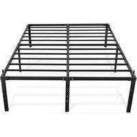Crystals Double Metal Beds Frame Modern Stylish Comfy Bedroom Furniture in Black