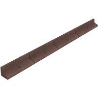 Monstershop Flexible Lawn Edging 33.6m With Mallet - Brown in Terracotta | Size: 120 cm