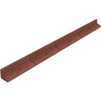 Monstershop Flexible Lawn Edging 9.6m With Mallet - Terracotta | Size: 120 cm