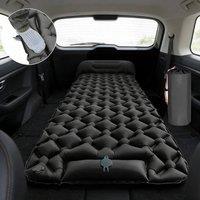 VOGREX Car Air Bed Sleep Travel Inflatable Mattress Seat Cushion Mat Camping in Black