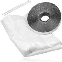 NESTLUNE Universal Window Seal Kit For Portable Air Conditioner in White | Size: 10000mm x 520mm