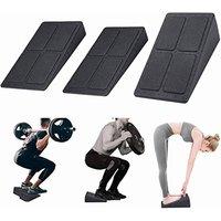 EONLION 3pc Wedge Stretch Slant Squat Board in Black | Size: 0-12 m