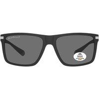 montana Men's Rectangle Black Grey Polarized MP197