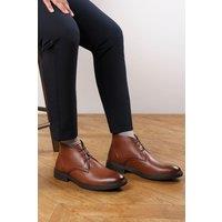 Where's That From Men's 'Mason' Lace Up Ankle Boots in Tan | Size: 7