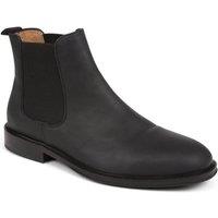 Jones Bootmaker Men's Debden Oiled Nubuck Leather Chelsea Boots in Black | Size: 8