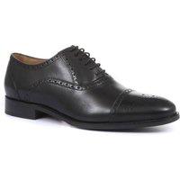 Jones Bootmaker Men's Maynard Leather Oxford Brogues in Black | Size: 9
