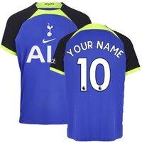 Tottenham Hotspur FC Men's Mens 2022 2023 Away Shirt Your Name in Royal | Size: Small