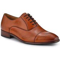 Jones Bootmaker Men's Marvin Leather Oxford Shoes in Tan | Size: 7