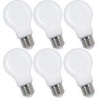 Pheashine Warm Light LED Filament A60 Bulb 6 Pack E27 Non Dimmable in White