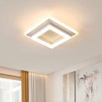 Pheashine White 20cm Square Acrylic Ceiling Light 24W 3000K Warm White