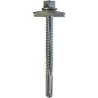 JCP CONSTRUCTION PRODUCTS Metalfix Self-Drilling Screws 5.5 x 100mm in Silver