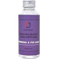 BARGAINS-GALORE Reed Diffuser Oil 100ML Refill Soothing Fragrance Verbena & Fig Leaf in Clear