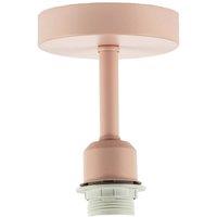 Happy Homewares Traditional Soft Blush Pink Ceiling Light Fitting to Hold Lamp Shades