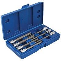 Bluespot Tools 3 8in Drive Extra Long Torx Socket Bit Set, 7 Piece