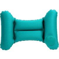 Quipulse H-Shaped Manual Press Inflatable Lumbar Cushion in Green