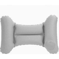 Quipulse H-Shaped Manual Press Inflatable Lumbar Cushion in Grey